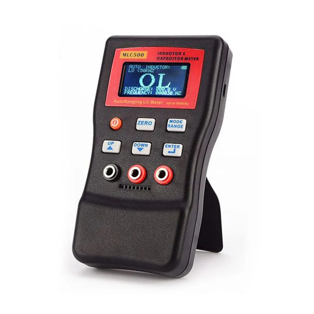 

MLC-500 High Precision Auto Ranging LC Meter Professional Capacitance Inductance Table 500 KHz Capacitance Meter Multimeter