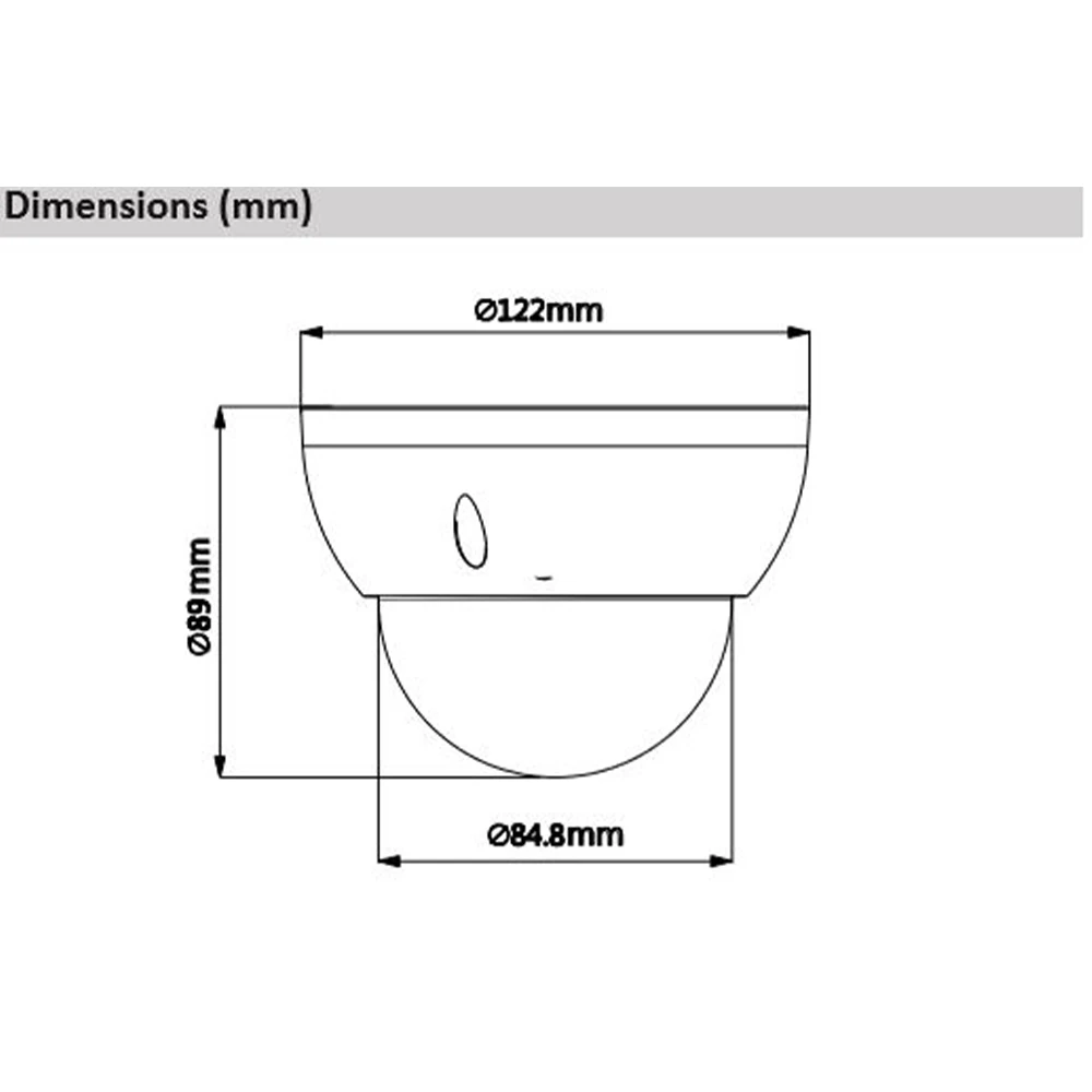 Оригинальная Телефон Dahua IP камера 2 мегапикселя сеть Mini PTZ Dome 4X оптический зум