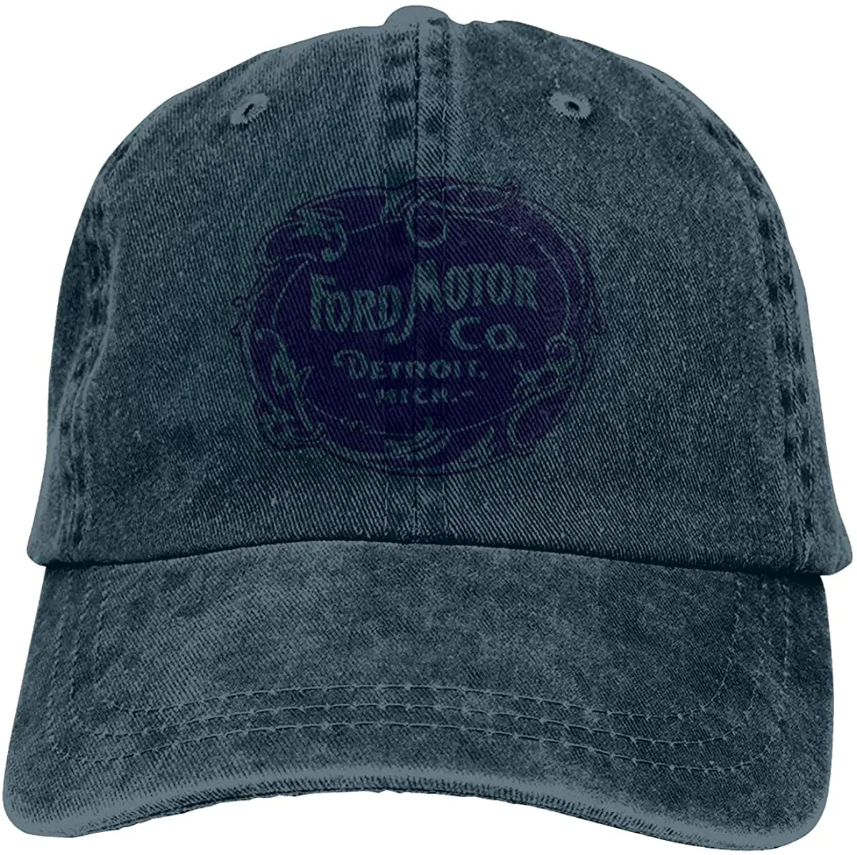 

Denim Baseball Cap Vintage Motor Company Detroit Retro Cool Baseball Dad Cap Adjustable Classic Sports For Men Women Hat