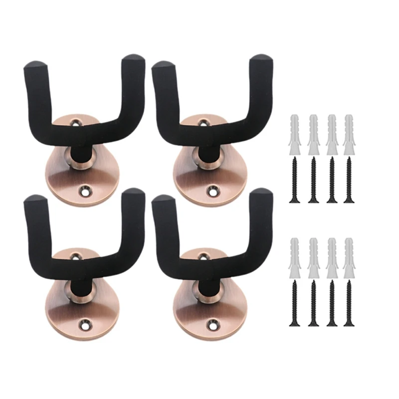 

4Pack Skateboard Wall Hanger Ski Hanger Guitar Hanger Wall Mount for Guitar Skateboard Longboard Skis Snowboards