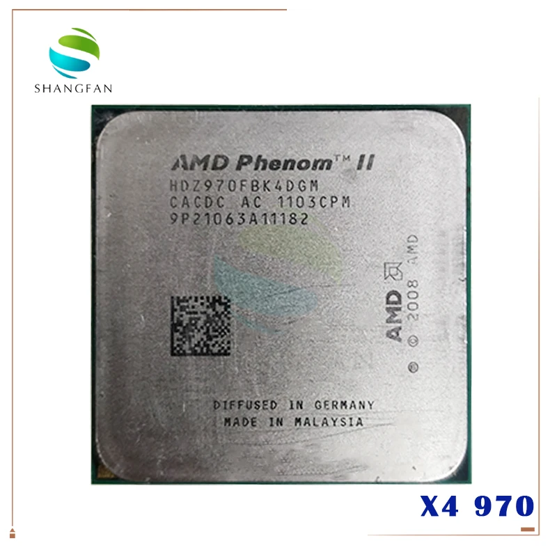 AMD Phenom II X4 970 Black Edition 3 5 ГГц HDZ970FBK4DGM 125W Настольный Процессор гнездо AM3|Процессоры| |