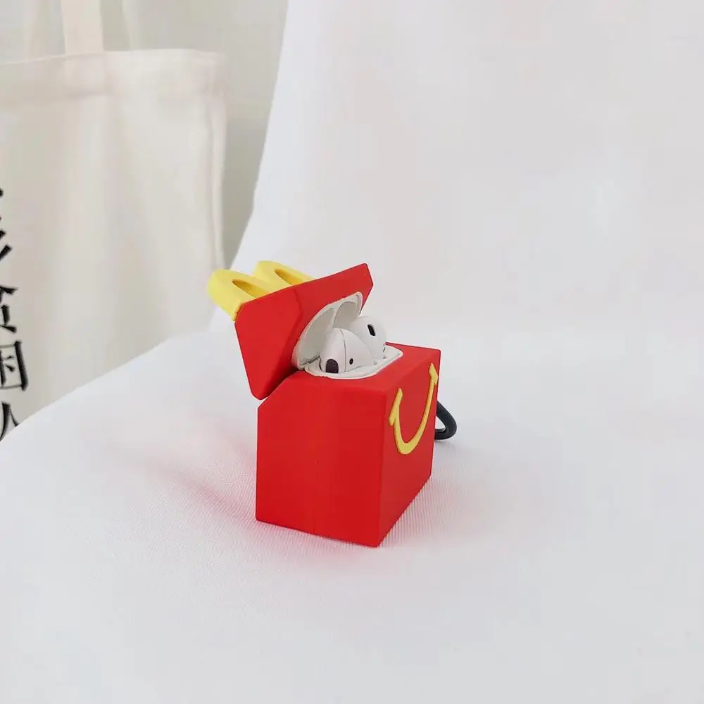 Милый 3D мультфильм М детская посылка силиконовый мягкий чехол для гарнитуры для Apple новые Airpods 1/2 крышка беспроводные bluetooth наушники чехол