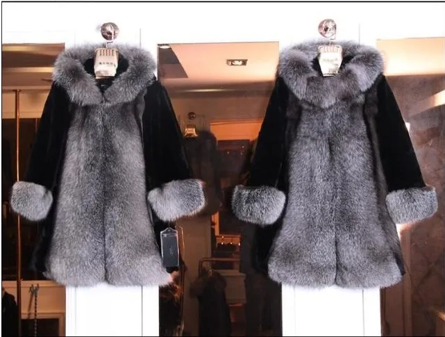 S-3XL Mink Coats Women 2021 Winter Top Fashion Pink FAUX Fur Coat Elegant Thick Warm Outerwear Fake Fur Woman Jacket