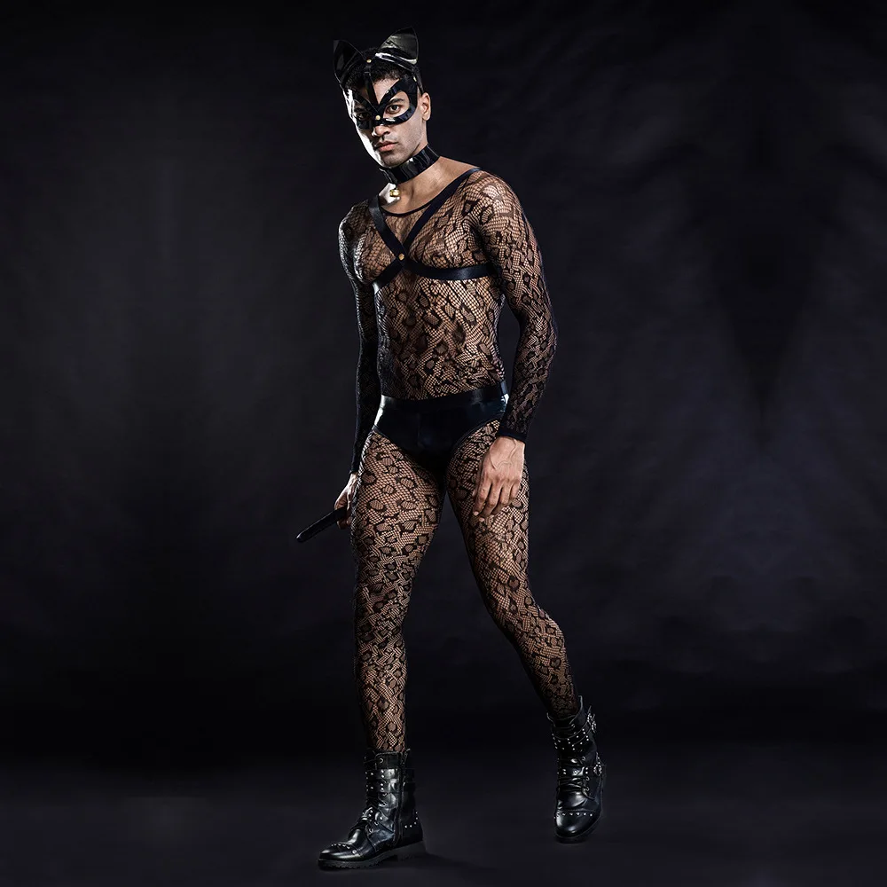 

JSY 7219 bodysuits bodysuit slutty clothes mens bodysuit sexy dress erotic MEN club gay Miiow JSY 7219