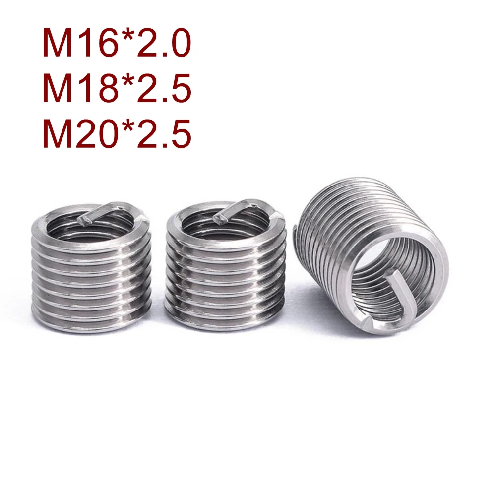 DIN8140 вставка из проволоки нержавеющей стали M16 M18 M20 * 1D/1.5D/2D/2.5D/3D Ремонт резьбы|threaded