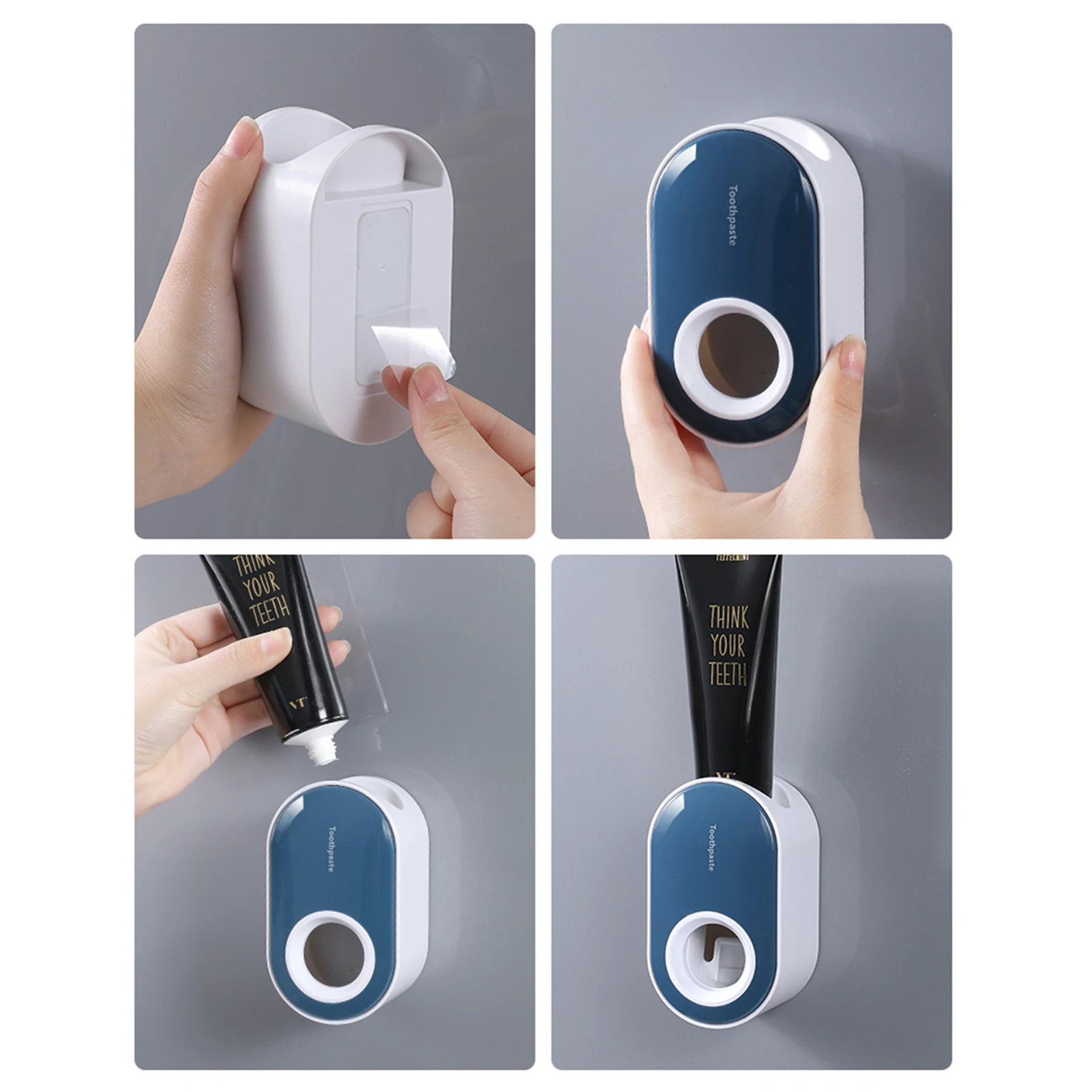 

Convenient Automatic Toothpaste Squeezing Device, Bathroom Accessories Toothpaste Storage, Storage Bathroom Supplies