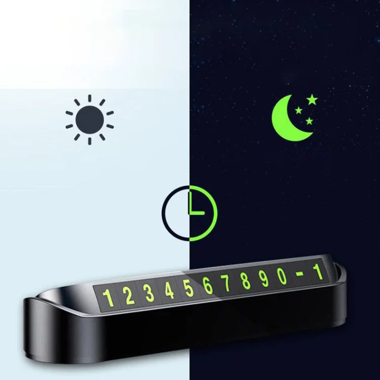 Car Temporary Parking Card Phone Number Card Plate Car Sticker Telephone Number Car Park Stop Automobile Accessorie Car styling
