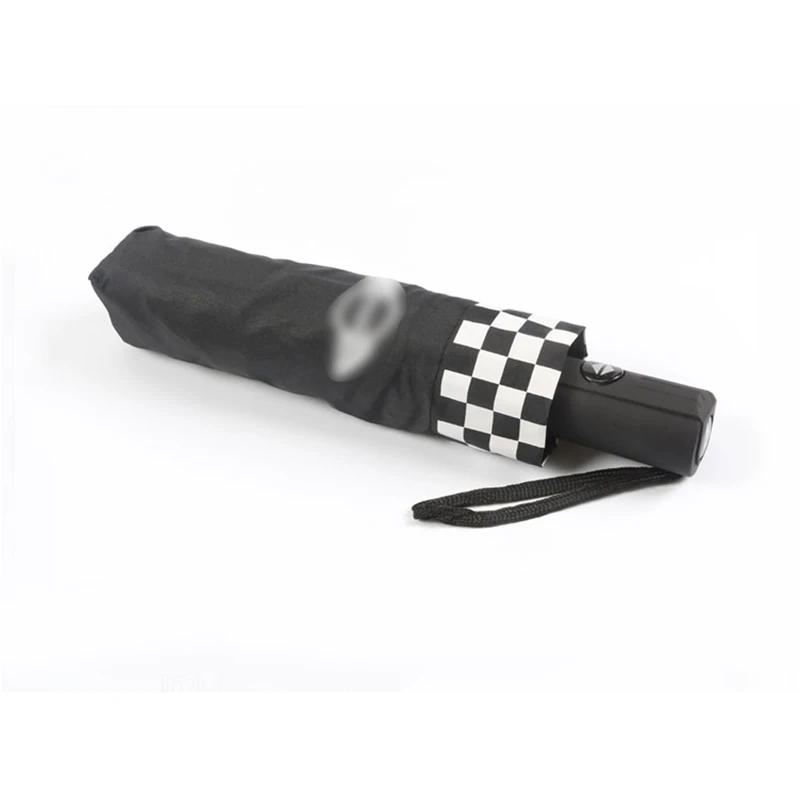 Ветроустойчивый Складной автомобильный автоматический зонт с логотипом от