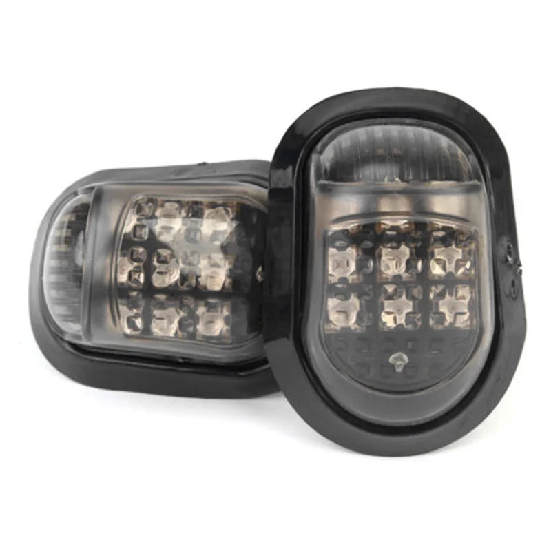 

9 LED Motorcycle lights Waterproof 2Pcs Set Bulb Turn Signal 12V Amber