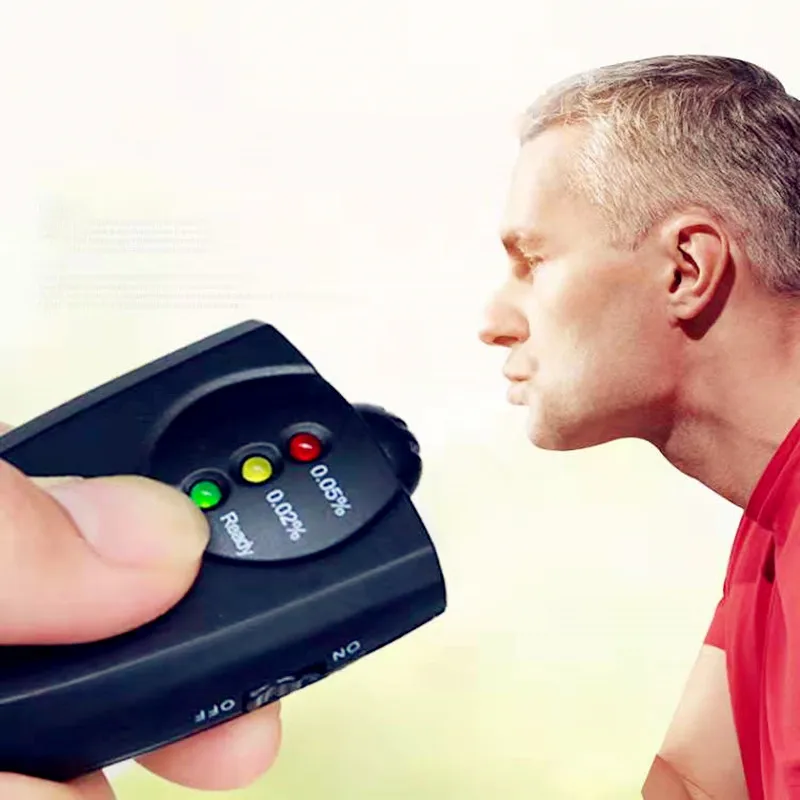 Цифровой алкотестер профессиональный цифровой светодиодный