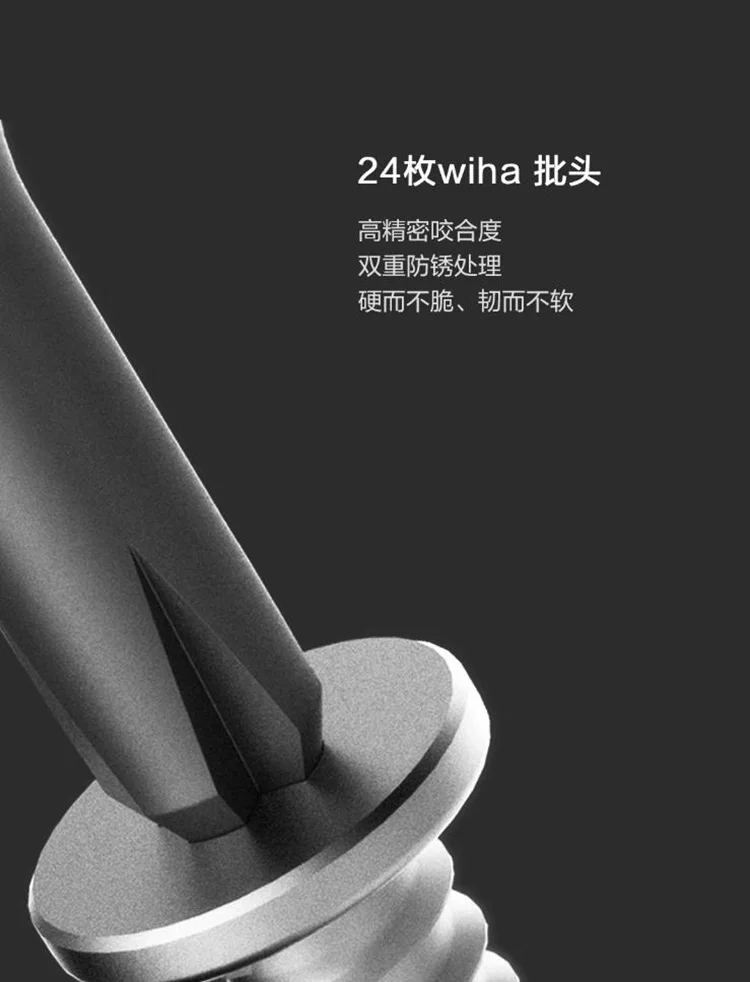 Для Xiaomi Mijia Wiha ежедневно используйте винт комплект 24 в 1 прецизионный Магнитный несколько отверток умный дом Ремонт Инструменты