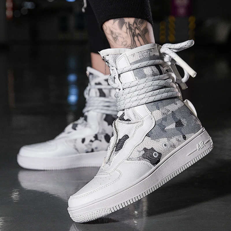 Mring/Мужская обувь Сезон Зима спортивная ВВС № 1 Новинка 2020 года с высоким берцем
