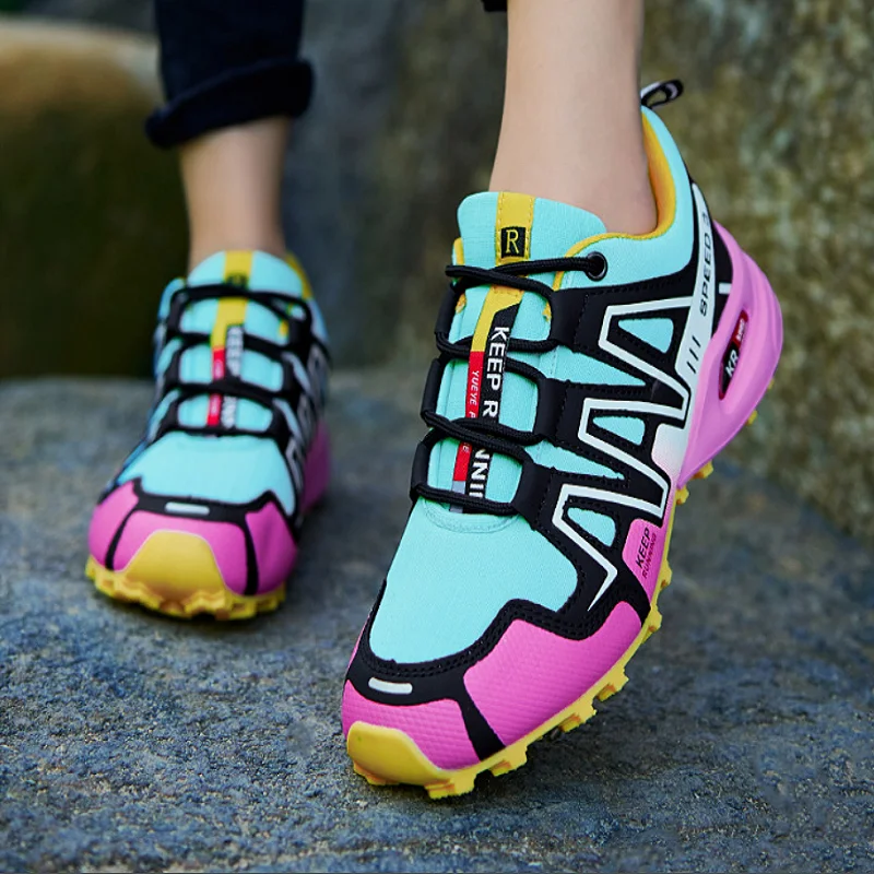 

Autumn And Summer New Style Women's Soft Riding Hiking Shoes Outdoor Camping Tourism Ladies Sports Shoes