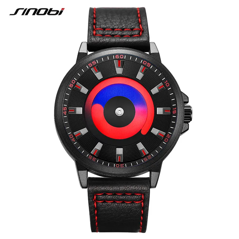

SINOBI Brand Creative Quartz Wristwatches Mens Top Luxury Brand Watches Fashion Miyota Movement Watch Man Clock