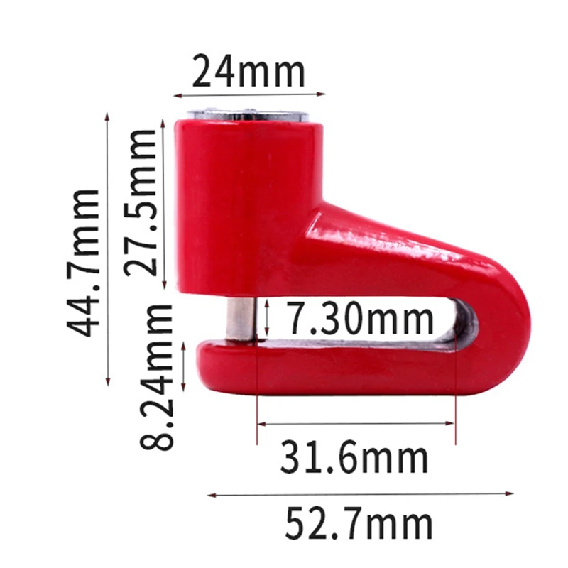 

Motorcycle Lock Security Anti Theft Disc Brake Lock for Bicycle Motorbike Scooter Safety Theft Protection Bike Accessories