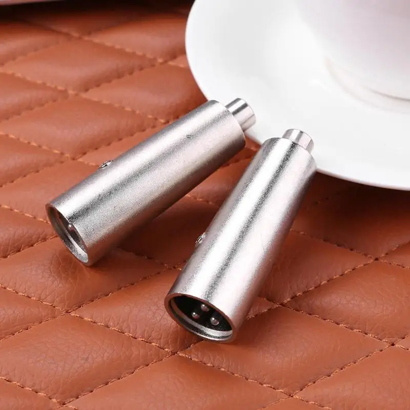 Металлические адаптеры для аудиоразъема 3 контактный разъем XLR папа мама штекер