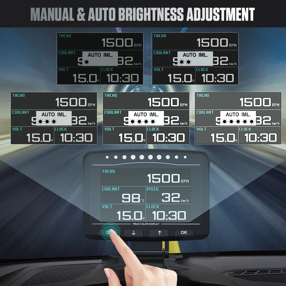 Автомобильный сканер скорости AUTOOL X50 PRO многофункциональный автомобильный