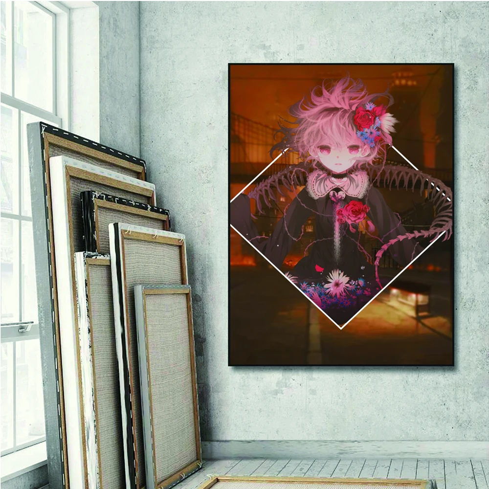 

HD Anime Poster Home Decorative Painting Room Decoration Canvas Wall Paintings Wall Stickers Genshin impact Room Japanese