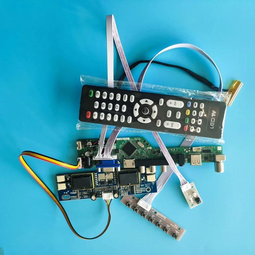 

for HSD190ME13-D10 Interface USB 4 lamps 1280X1024 19" Resolution AV TV card Digital Signal 30pin kit LCD Controller Board