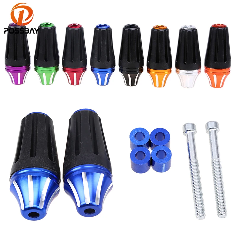 Универсальный слайдер рамы мотоцикла POSSBAY защита от падения 8 мм для Piaggio Ducati Aprilia