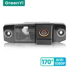 GreenYi 170  HD 1080P Автомобильная камера заднего вида для Hyundai Elantra Sonata Accent Tucson Kia Sorento Sportage Carens Opirus Night Vision Reverse Reversing 4 pin автомобильная парковка AHD