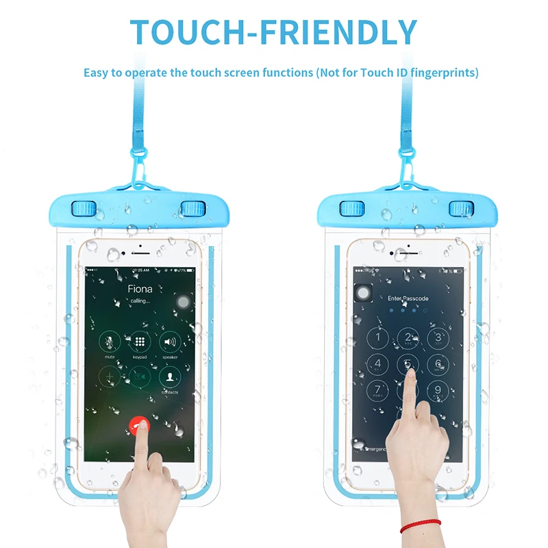 Плавательный чехол для телефона настоящий водонепроницаемый iPhone 11 Pro XS Max X 8 7 6 6s