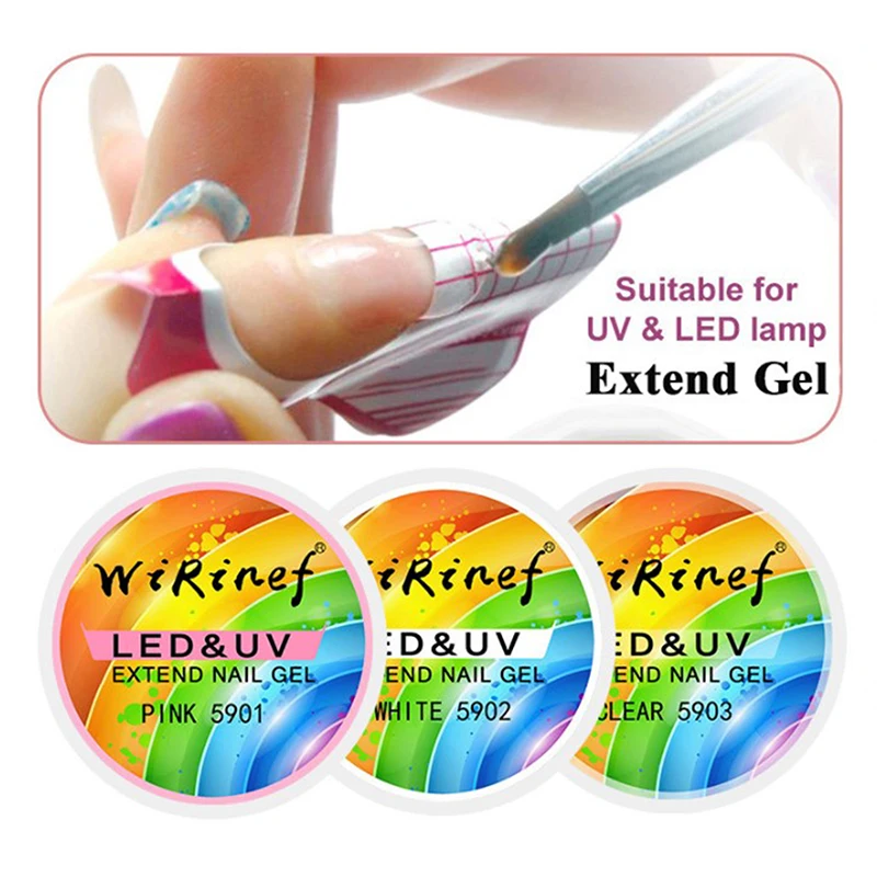 8ML UV LED Builder Gel Polish Nail Beauty Manicure Tools Extended Model Art Extension | Красота и здоровье