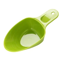 legendog 1pc candy colors pet food scoop plastic measuring cup cat dog food scoop pet feeding supplies for dogs cats