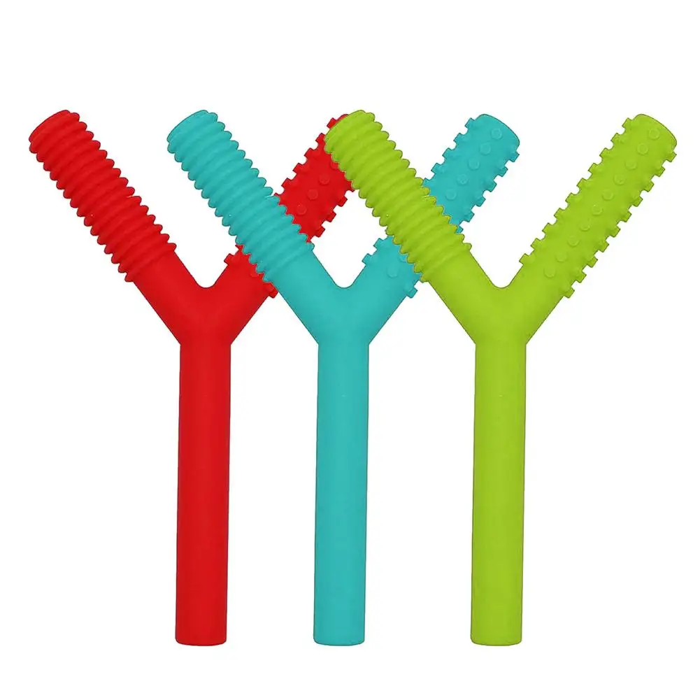 

Y Shape Toddler Molar Teether Pain Tool Baby Toy Silicone Chewing Teether Sucking Thumb Toy Gifts For Children