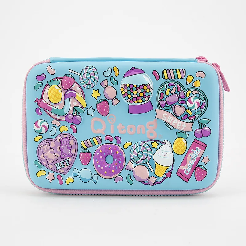 Чехол для карандаша с изображением мороженого единорога школьные