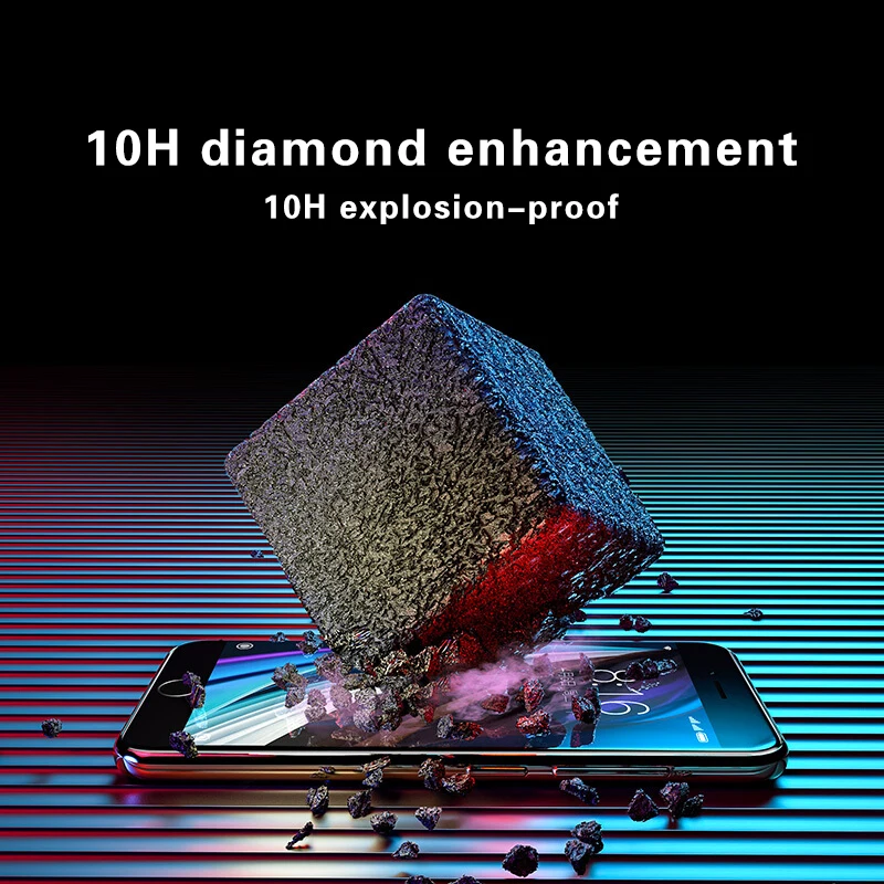 

3Pcs Full Cover Tempered Glass On the For iPhone 7 8 6 6s Plus SE 2020 Screen Protector On iPhone XR X XS MAX Glass Film