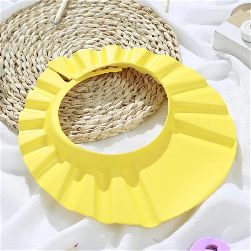 

Baby Shampoo Shower Cap Wash Hair Soft Foam Adjustable Bathing Bath Protect Cap Hat For Baby Children Kids Shampoo Hat Infant