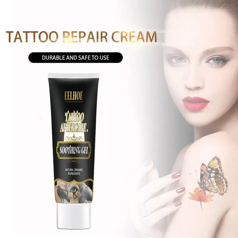 

1Pc Tattoo Aftercare Cream Skin Healing Recovery Tattoo Nursing Repair Ointments Fast Healing Gel For Permanent Makeup Tattoo