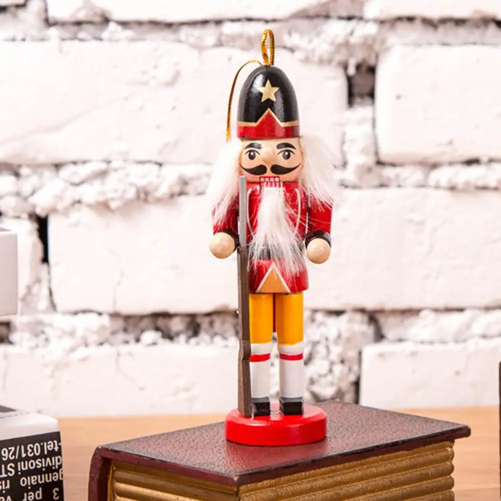 12 см 6 шт. в наборе деревянный гайкер кукла марионетка солдат форме украшения