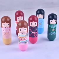 hengfang 24pcs cute doll lip balm lip balm moisturizing lipstick long lasting non stick lipstick wholesale