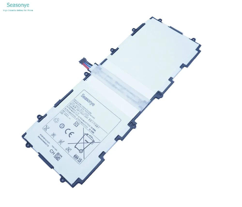 Seasonye 3 шт./лот 7000 мАч 10 1 Вт ч SP3676B1A(1S2P) Сменный аккумулятор для Samsung Galaxy Tablet Tab 2 Note 8. 0