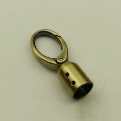 Bronze 5 шт./упак. DIY Женская сумка Украшение кожаная веревка колокольчик Весенняя открывающаяся сумка крюк аксессуары - Цвет: Bronze