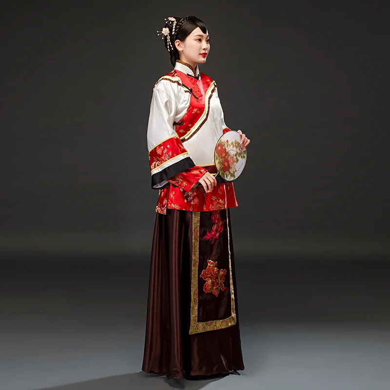 Косплей hanfu Женские китайские noblewoman Принцесса Королева представление Xiuhe костюмы