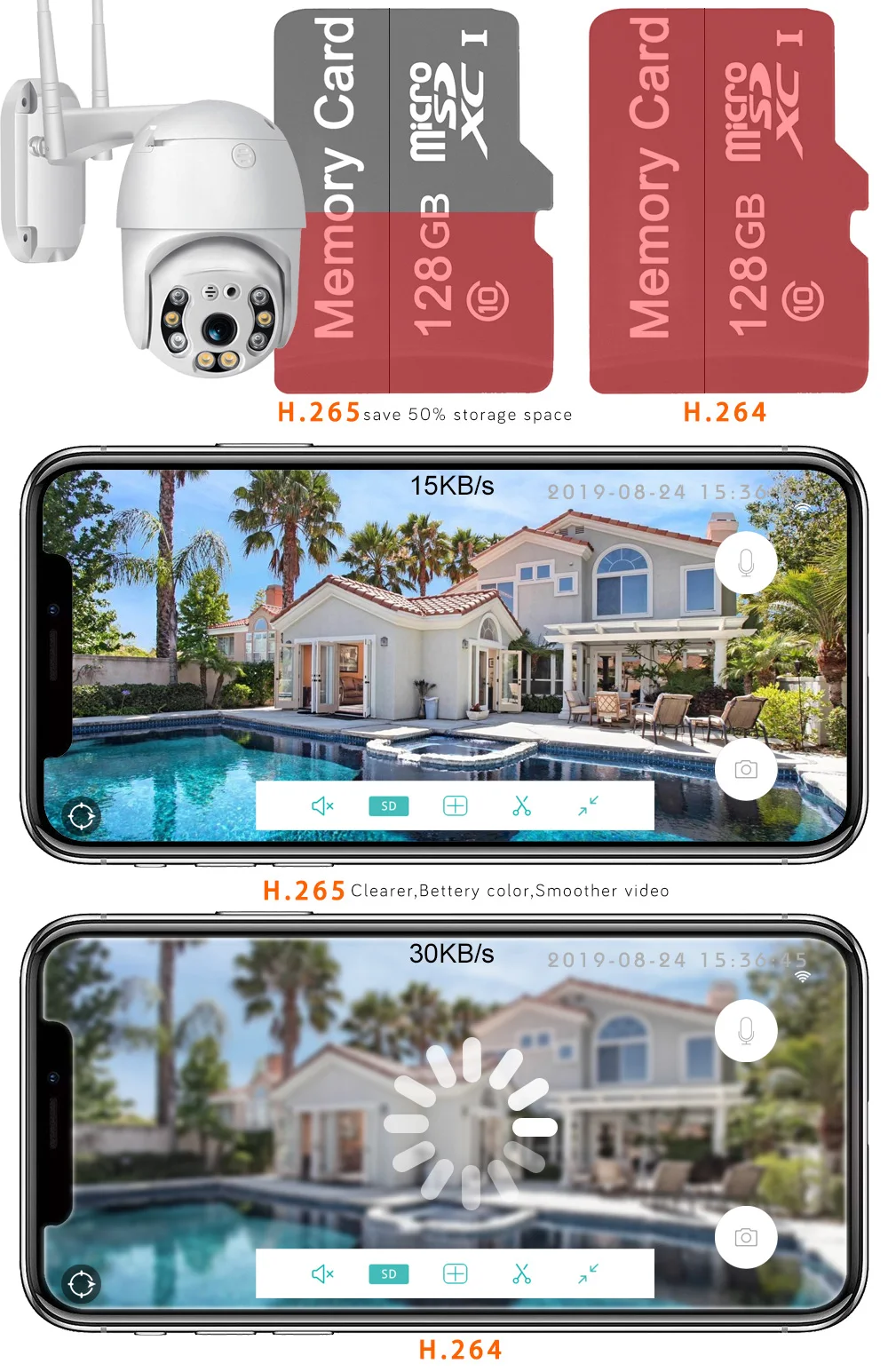 1080p WiFi PTZ IP камера Outdooor беспроводная домашняя безопасность скорость купольная CCTV камера безопасности Авто трек домофон видео наблюдение