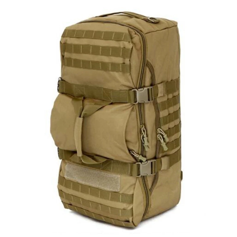 

Large capacity canvas backpack men Outdoor travel bag Hiking bagpack Mountaineering knapsack male Laptop Rucksack 60L mochila