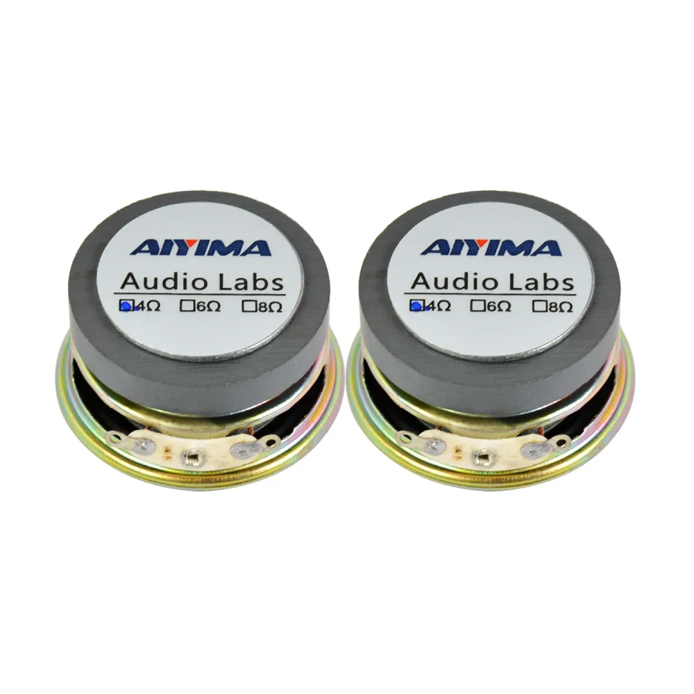 AIYIMA 2 шт. 1 5 дюйма 40 мм полный диапазон звука динамик 4 Ом 3 Вт Bluetooth усилитель