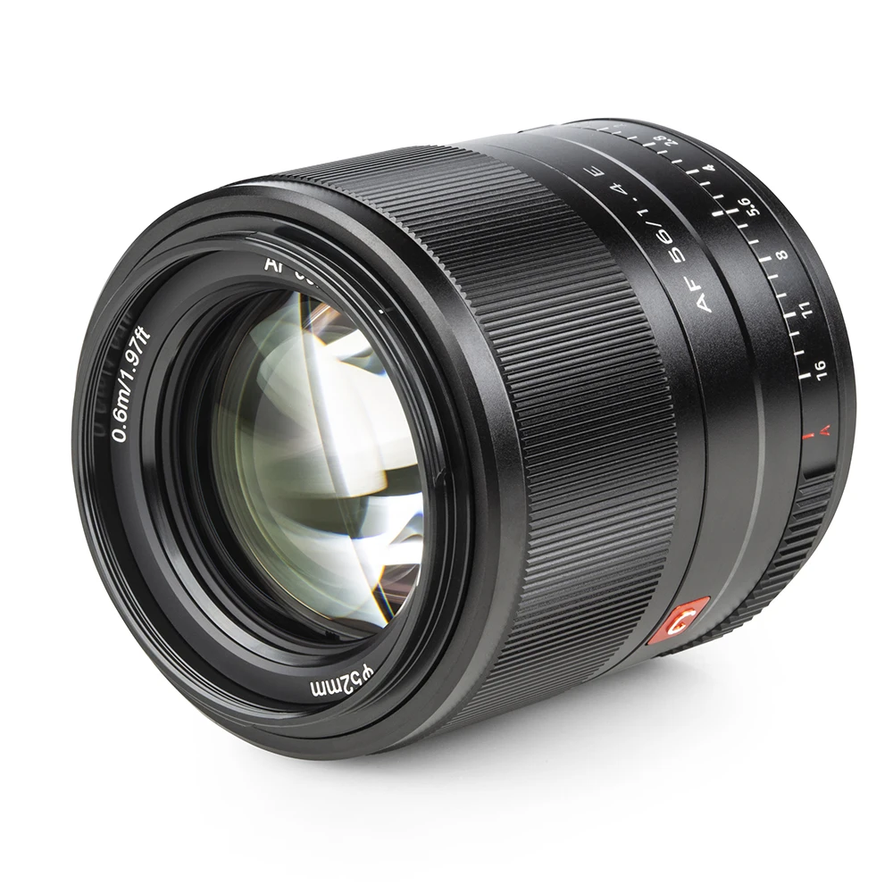 Объектив VILTROX 56 мм F1.4 E с автофокусом фотообъектив большой диафрагмой для камеры