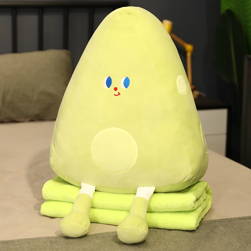 Милая забавная желтая швейцарская Подушка 3 в 1 30-50 см мягкая диванная подушка для
