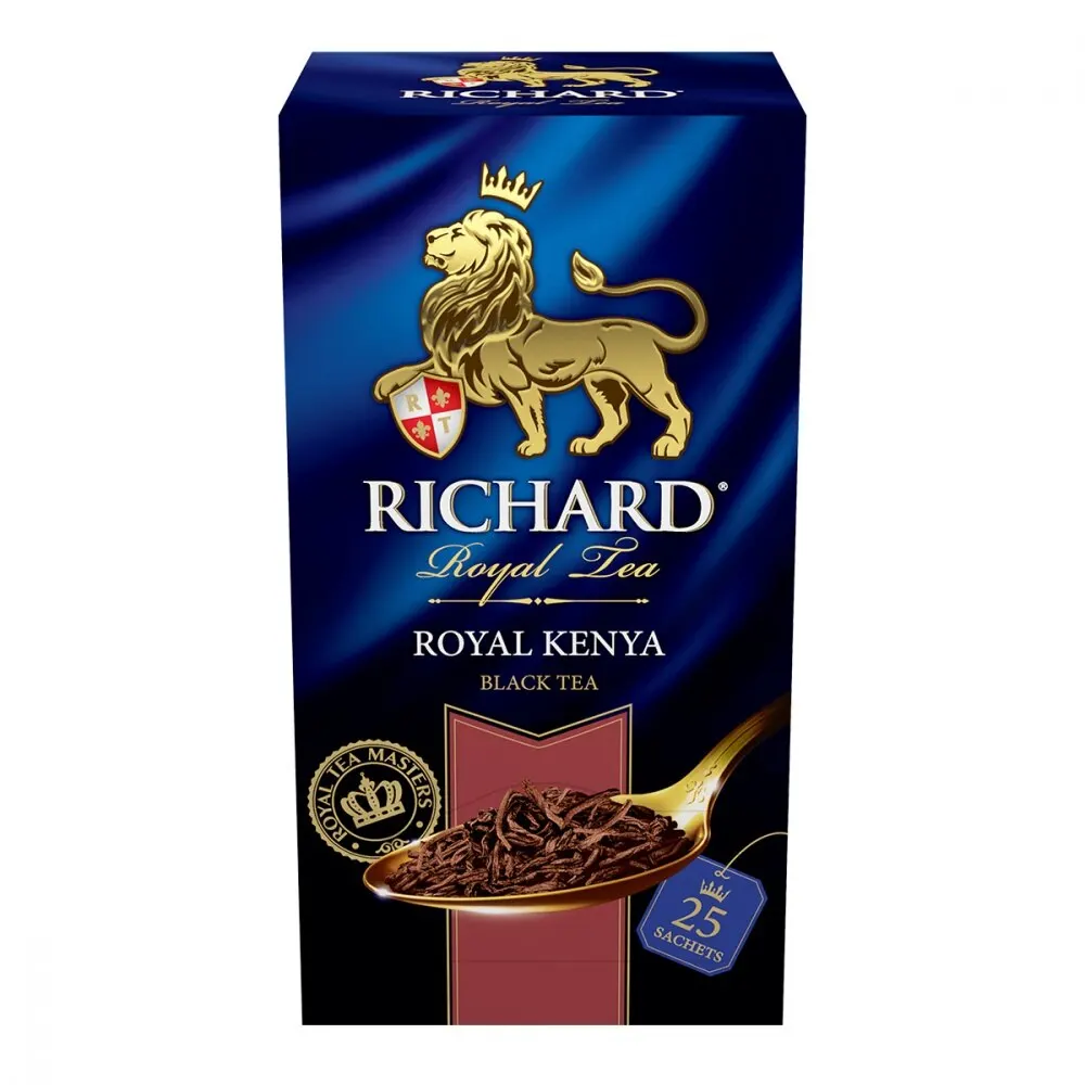 Чай Richard &quotRoyal Kenya&quot черный 25 пакетиков | Продукты