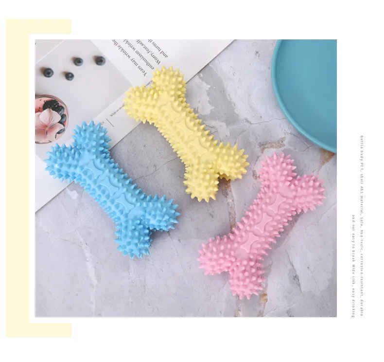 Комбо! Домашнее животное Жевательная писклявый резиновый игрушка для домашних