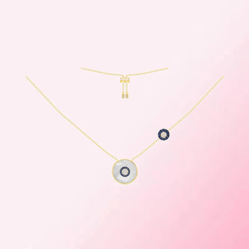 

1:1 Make 925 Sterling Silver Custom Demon Eye Mysterious Style Personalized Fashion Necklace