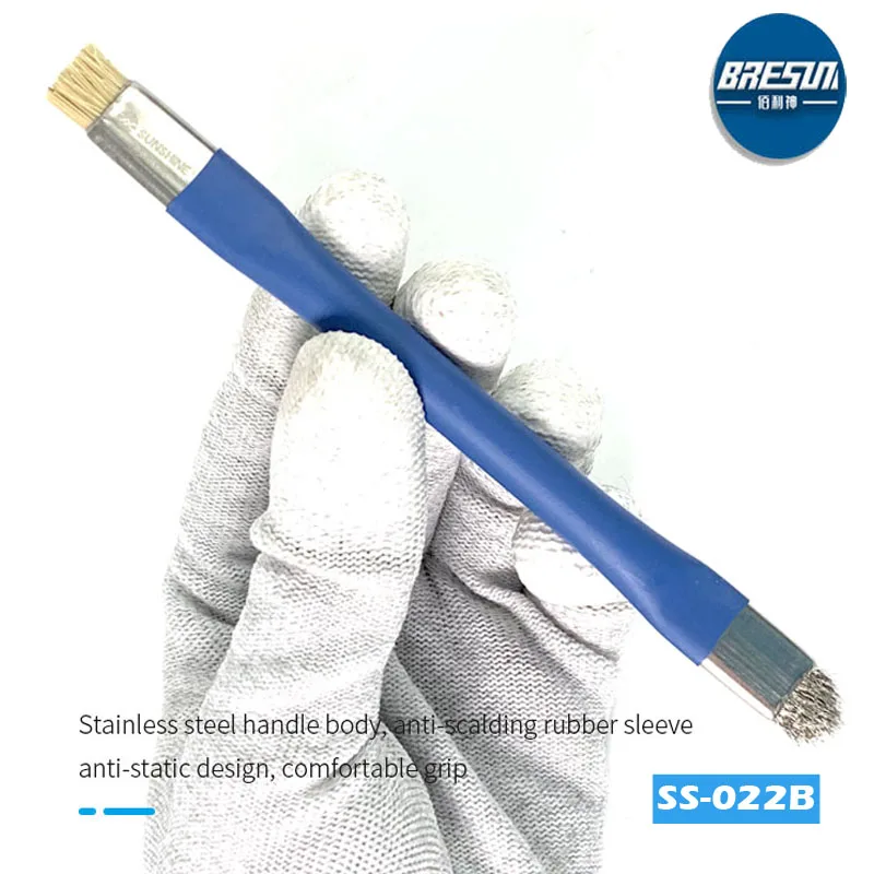 

SUNSHINE SS-022B Safe Brush Anti-Static Motherboard PCB Cleaning Brush for Mobile Phone PC Repair Clean Tools Remove Glue