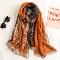 2021 fashion leopard lace patchwork fringe viscose shawl scarf lady high quality print pashmina stole wrap muslim hijab sjaal
