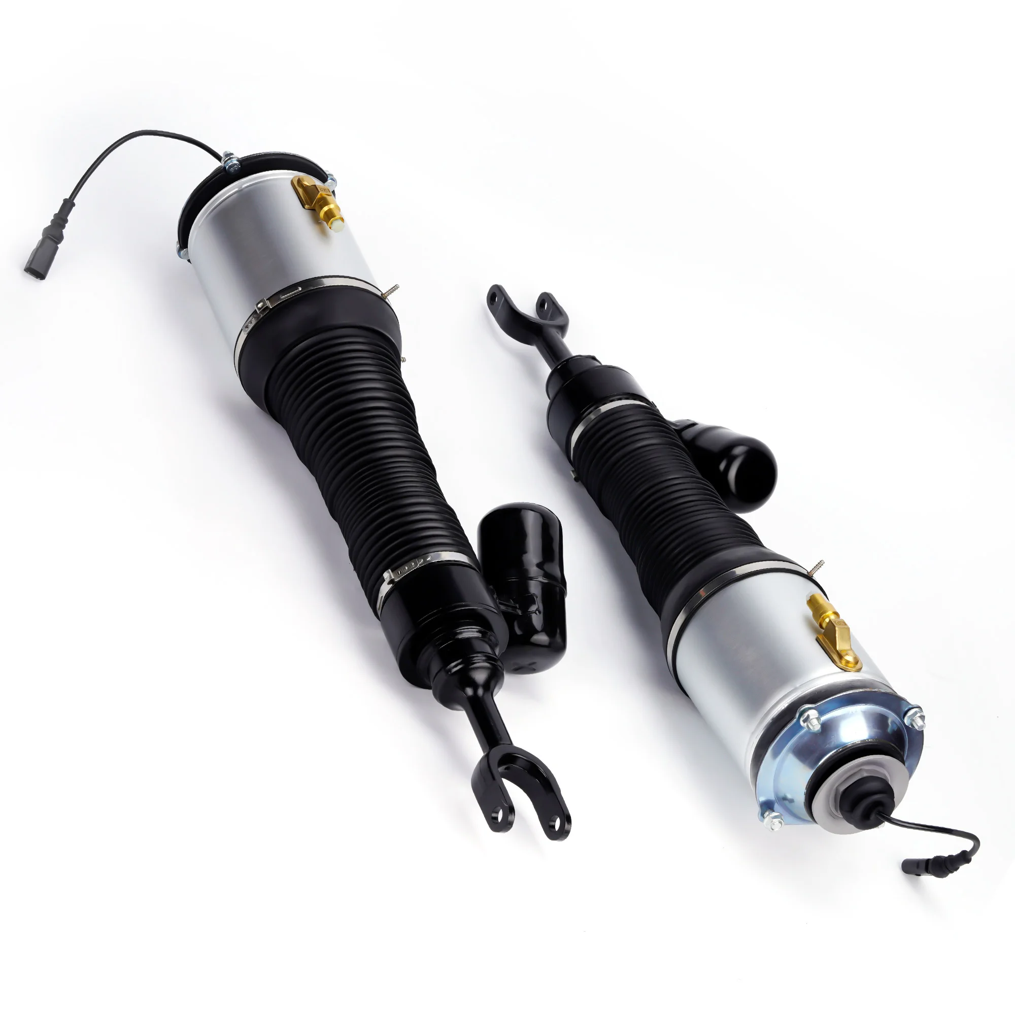 1 PAIR FRONT SHOCK STRUTS AIR SUSPENSION For Bentley Continental Phaeton V8 3D0616040AB 3D0616040 3D0616039