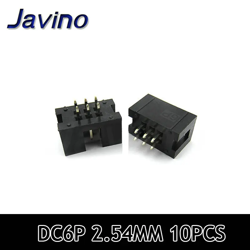 10 шт. прямые разъемы DC3 6P 8P 10P 14P 16P 20P 26P 30P 34P 40P 50P 2 54 мм|Соединители| |